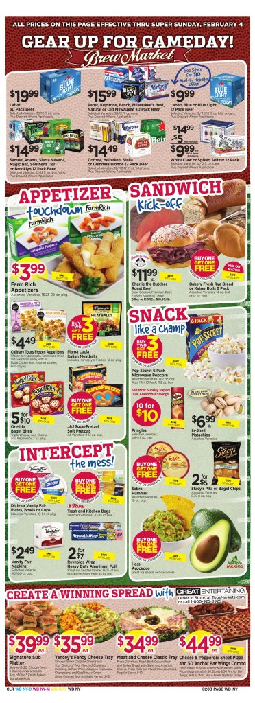 Tops Markets Ad Preview Week 1 28 18 Wrap 2