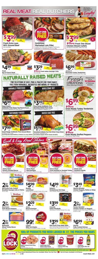 Tops Markets Ad Scan Preview Week 1 14 18 Page 2