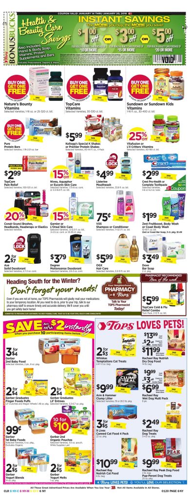Tops Markets Ad Scan Preview Week 1 14 18 Page 6