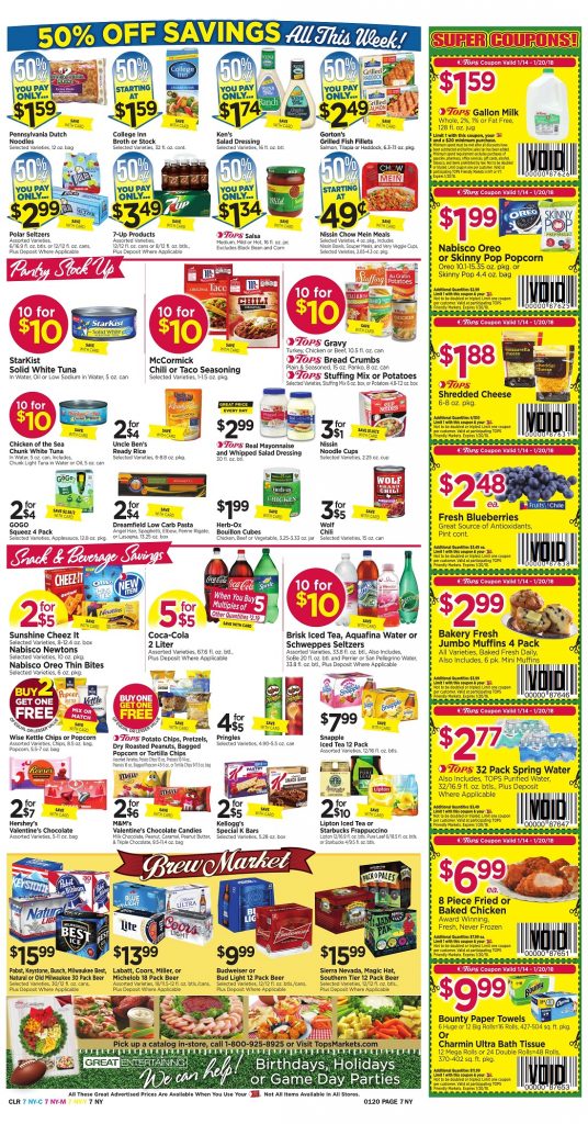 Tops Markets Ad Scan Preview Week 1 14 18 Page 7