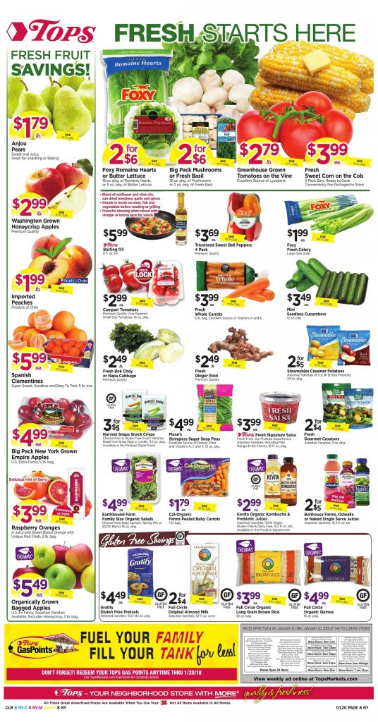 Tops Markets Ad Scan Preview Week 1 14 18 Page 8
