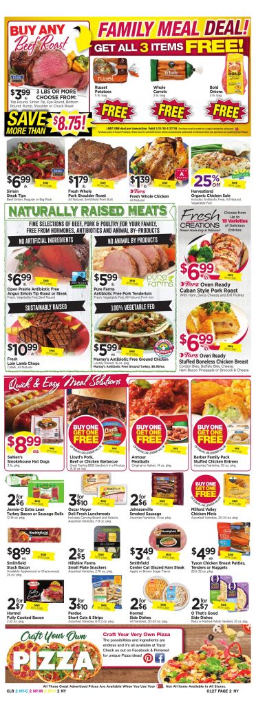 Tops Markets Ad Scan Week 1 21 18 Page 2