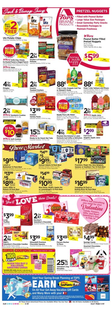 Tops Markets Ad Scan Week 1 21 18 Page 5