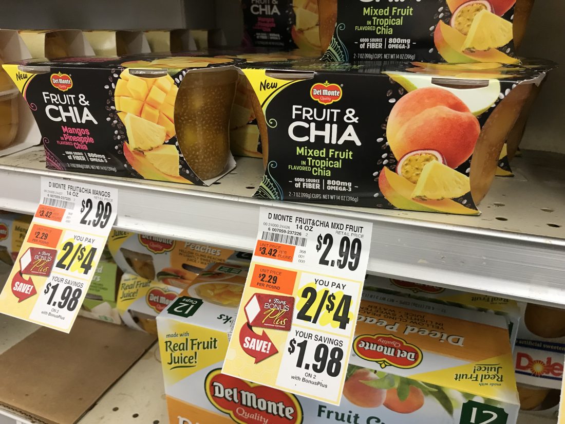 Fruit Ad Chia Cups At Tops