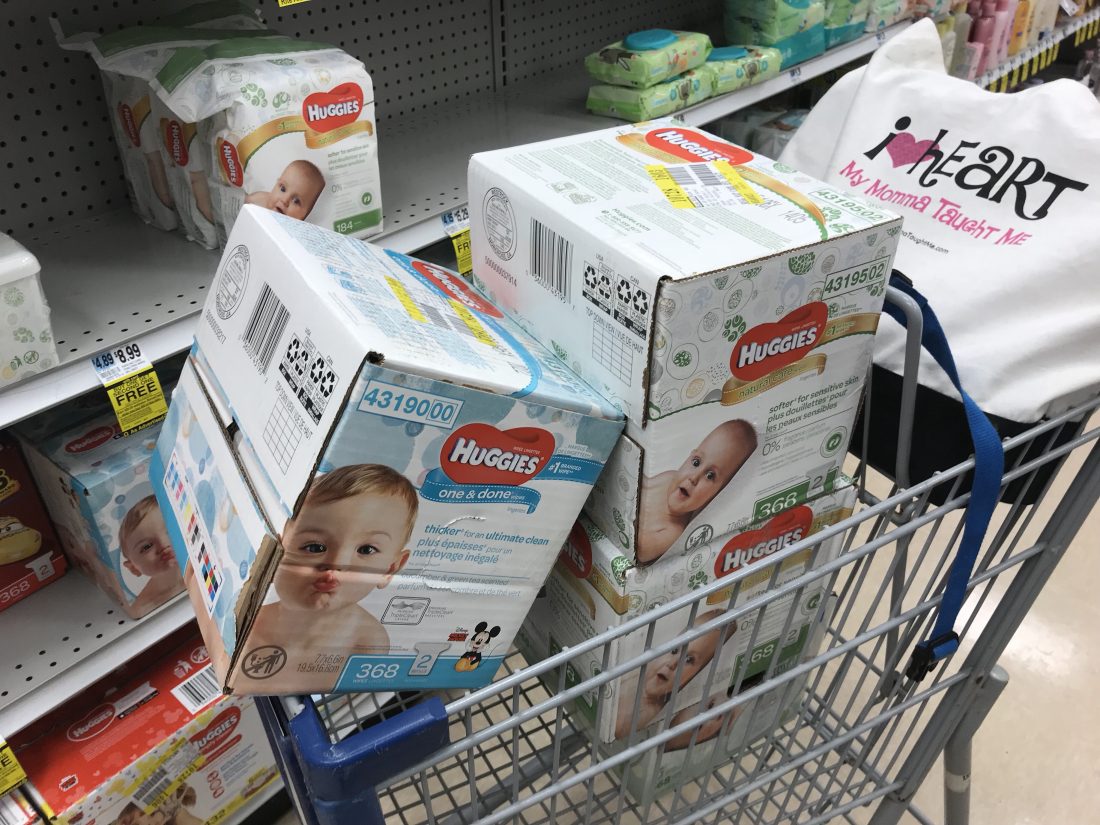 What?! Buy One Get One FREE Huggies Wipes including Large Boxes! 