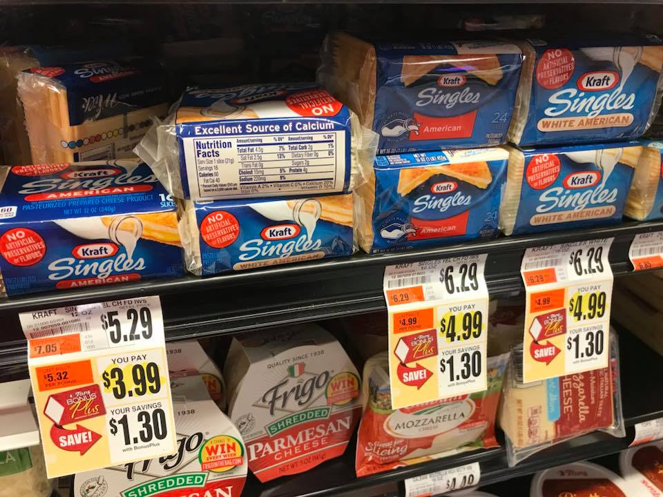 Kraft Cheese Sale At Tops Markets