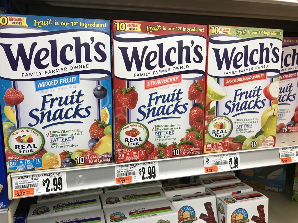 Welchs Fruit Snacks Deal At Tops Markets