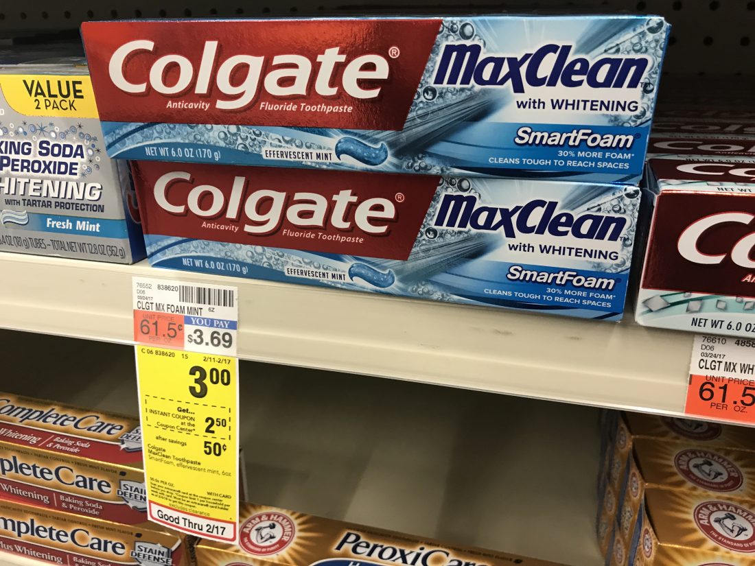 Colgate Max Toothpaste Deal At CVS