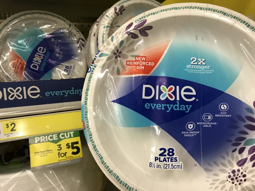 Dixie Plates Sale At Dollar General