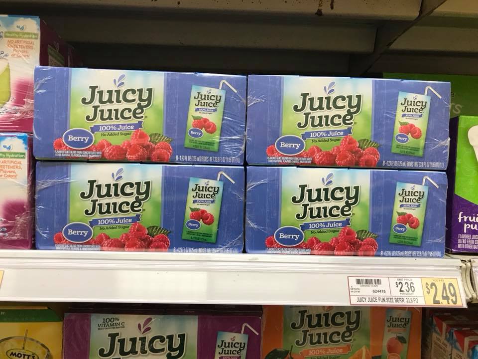 Juicy Juice Boxes At Wegmans 2
