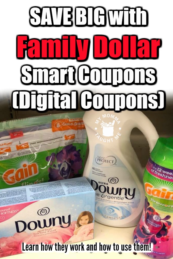 Save Big With Family Dollar Smart Coupons (Digital Coupons) Learn How They Work And How To Use Them!