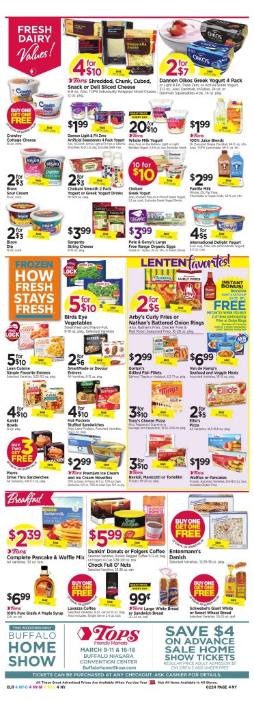 Tops Markets Ad Preview Week 2 18 19 Page 4