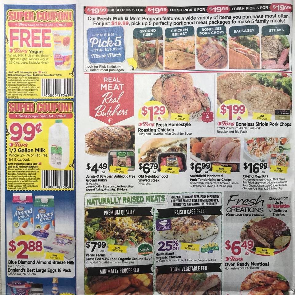 Tops Markets Ad Preview Week 3 4 Page 2a