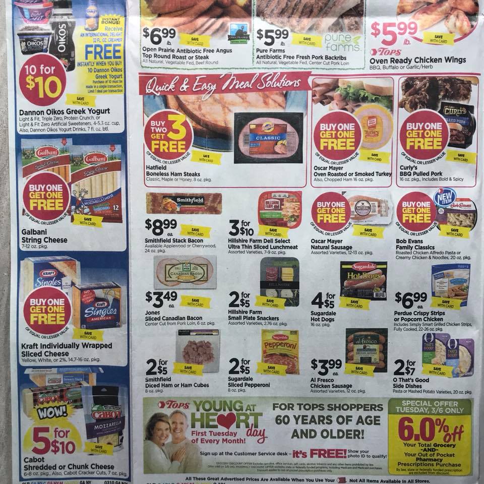 Tops Markets Ad Preview Week 3 4 Page 2b
