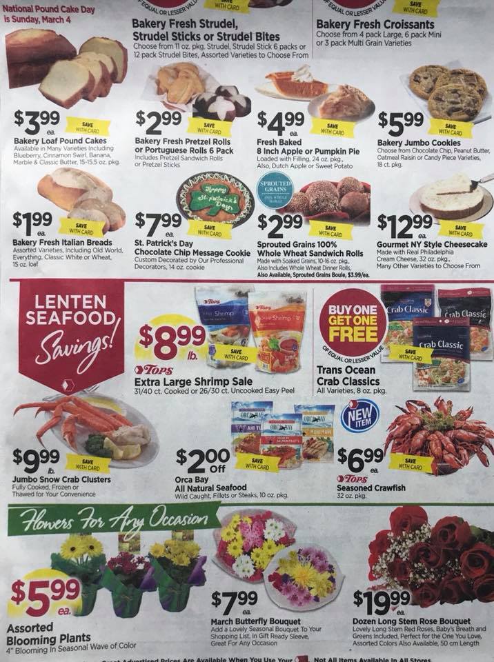Tops Markets Ad Preview Week 3 4 Page 3b