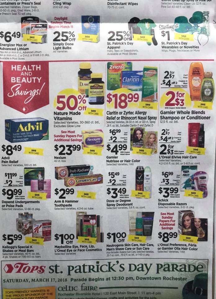 Tops Markets Ad Preview Week 3 4 Page 6b