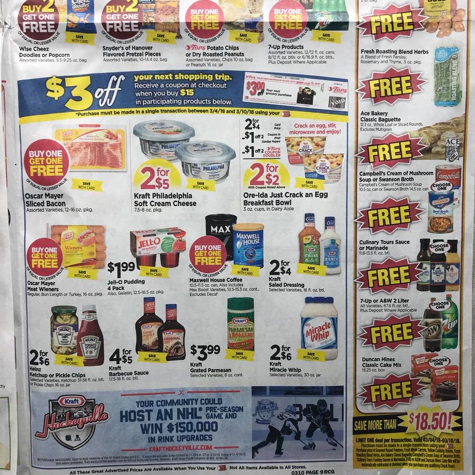 Tops Markets Ad Preview Week 3 4 Page 9b