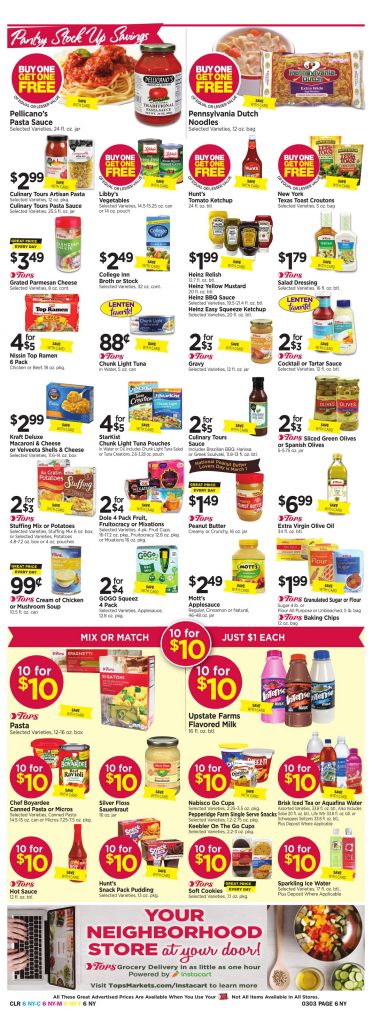 Tops Markets Ad Scan Week 2 25 Page 6