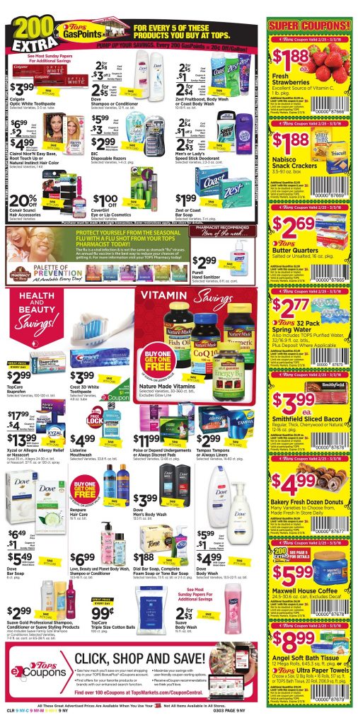 Tops Markets Ad Scan Week 2 25 Page 9