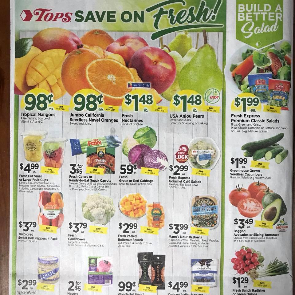 Tops Markets Ad Scan Week 2 4 18 Page 10a