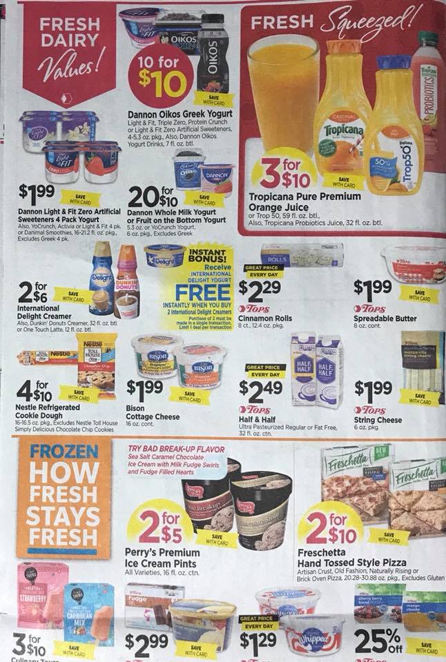 Tops Markets Ad Scan Week 2 4 18 Page 4a