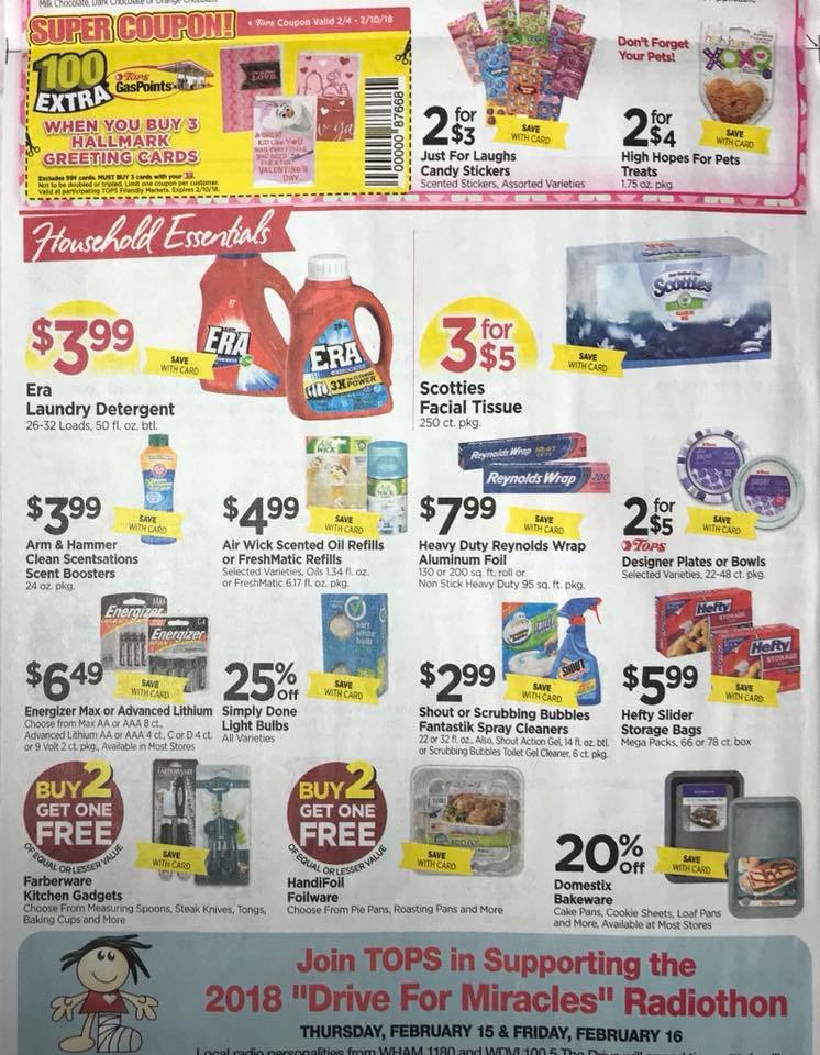Tops Markets Ad Scan Week 2 4 18 Page 6b