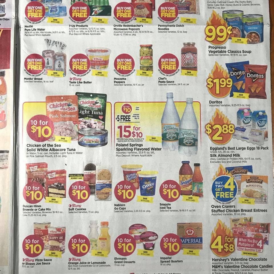 Tops Markets Ad Scan Week 2 4 18 Page 9b