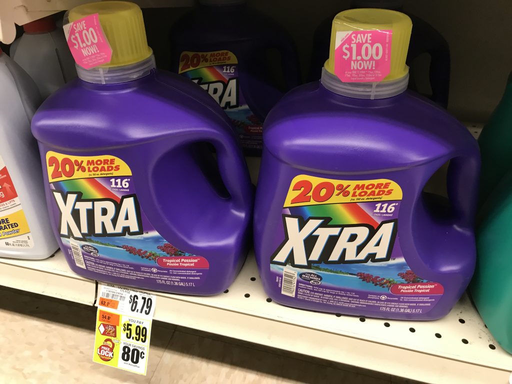 Xtra Large Detergent Bottles At Tops Markets