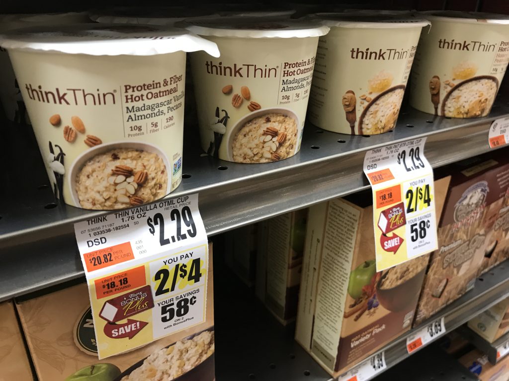 Thinkthin Cups At Tops Markets