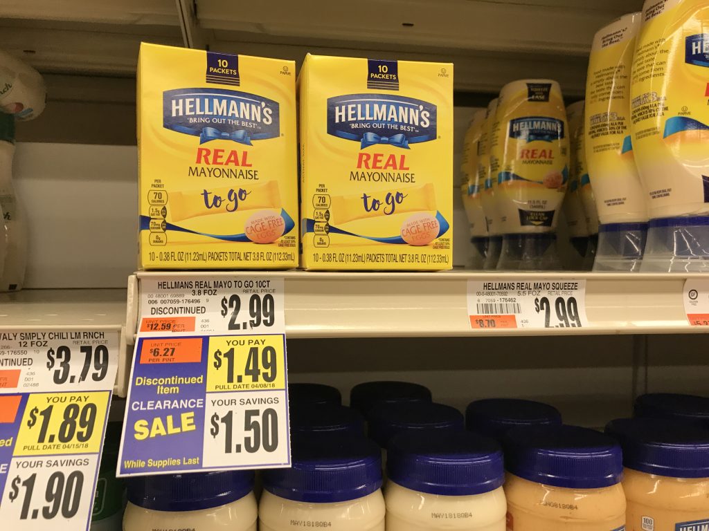 Clearanced Hellmann's At Tops Markets