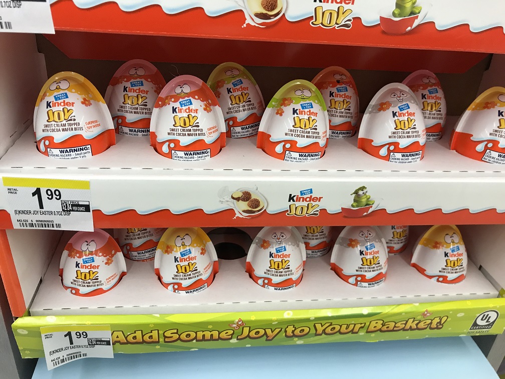 Kinder JOY Single Eggs At Walgreens