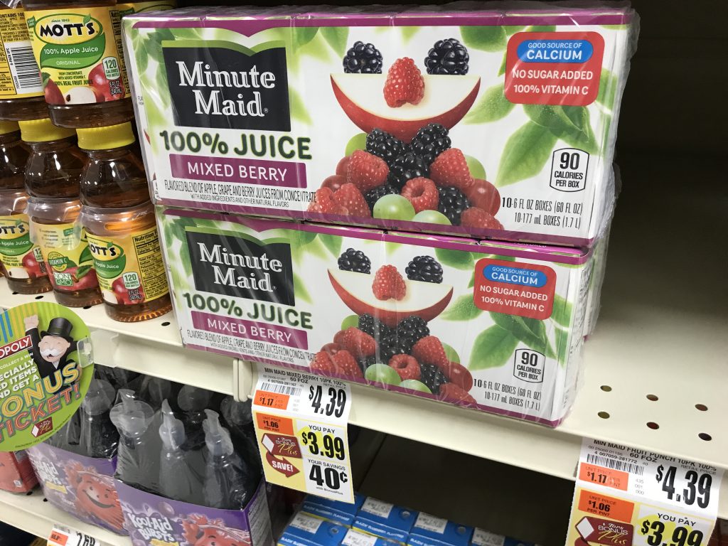 Minute Maid At Tops Markets