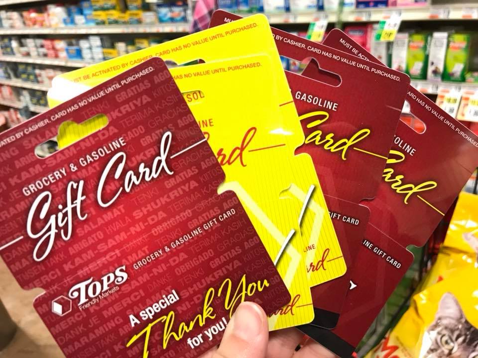 Tops Gift Cards (5)