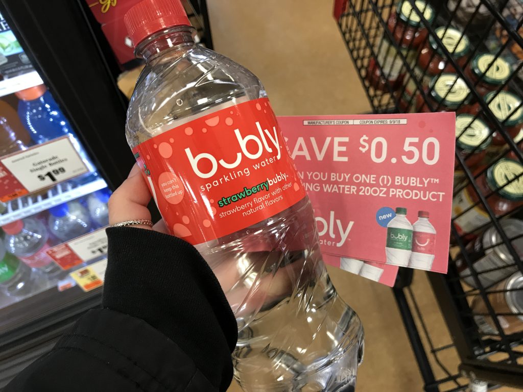 FREE Bubly Bottled Water at Tops 