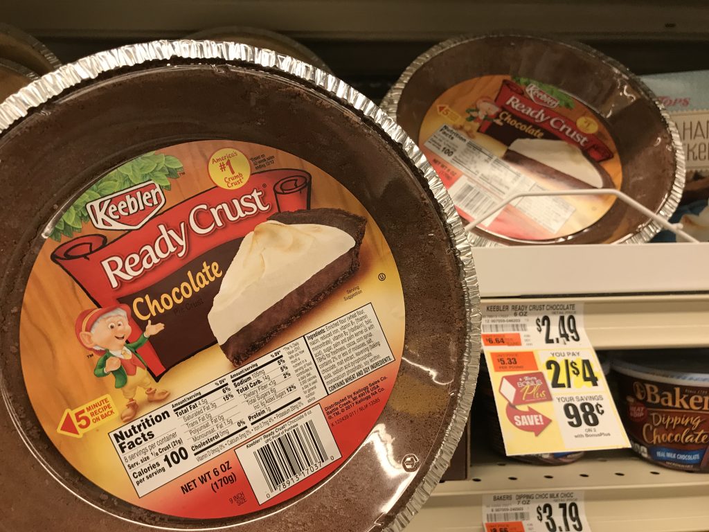 Keebler Pie Crusts Only $1.50 at Tops 