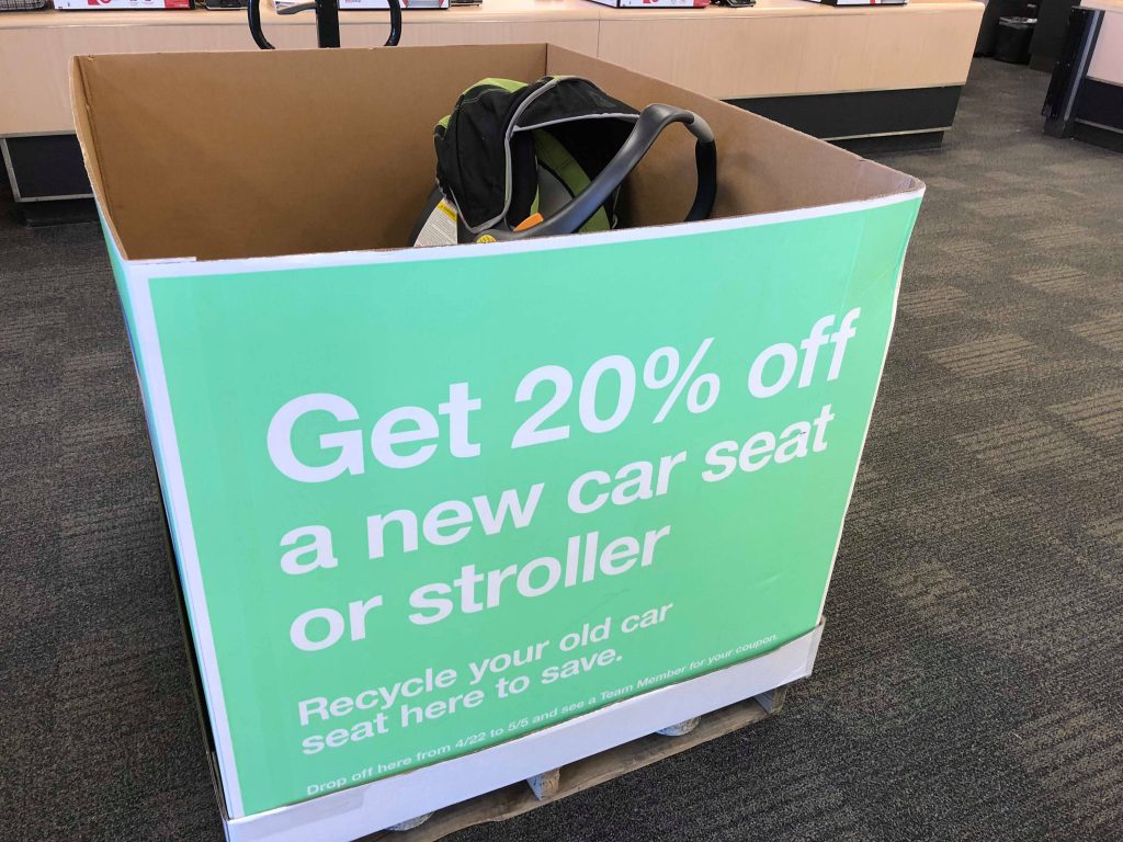 20% off Car Seats Target Offer Where Your Recycle Old Car Seats