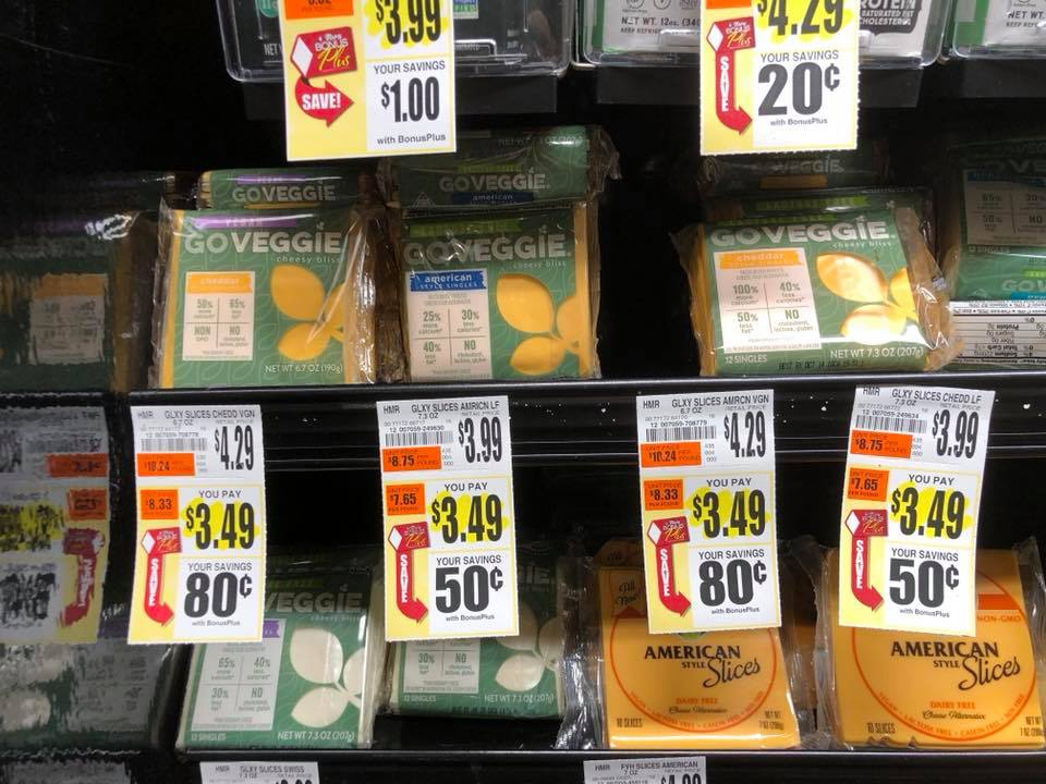 Go Veggie Cheese Slices At Tops