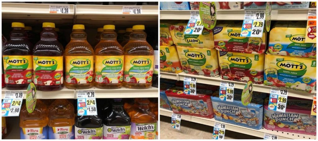 Mott's Sale At Tops