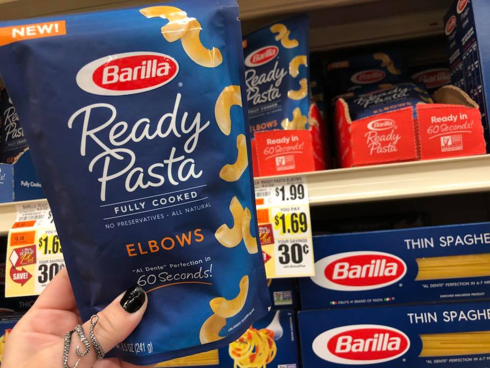 Barilla Ready Pasta Deal At Tops