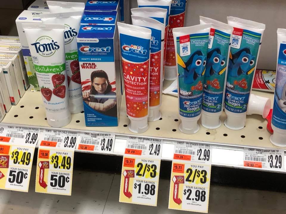 Crest Toothpaste Just $0.49 at Tops 