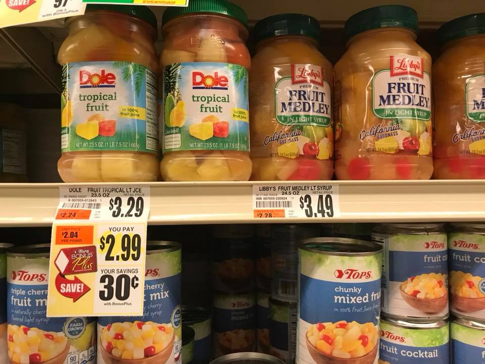 Dole Fruit At Tops
