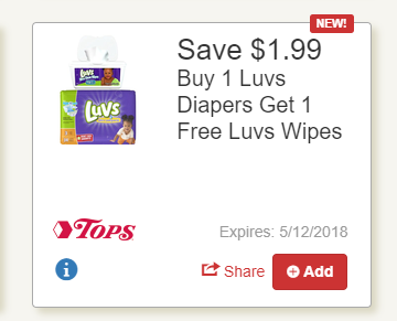 Free Luvs Wipes Wyb Diapers
