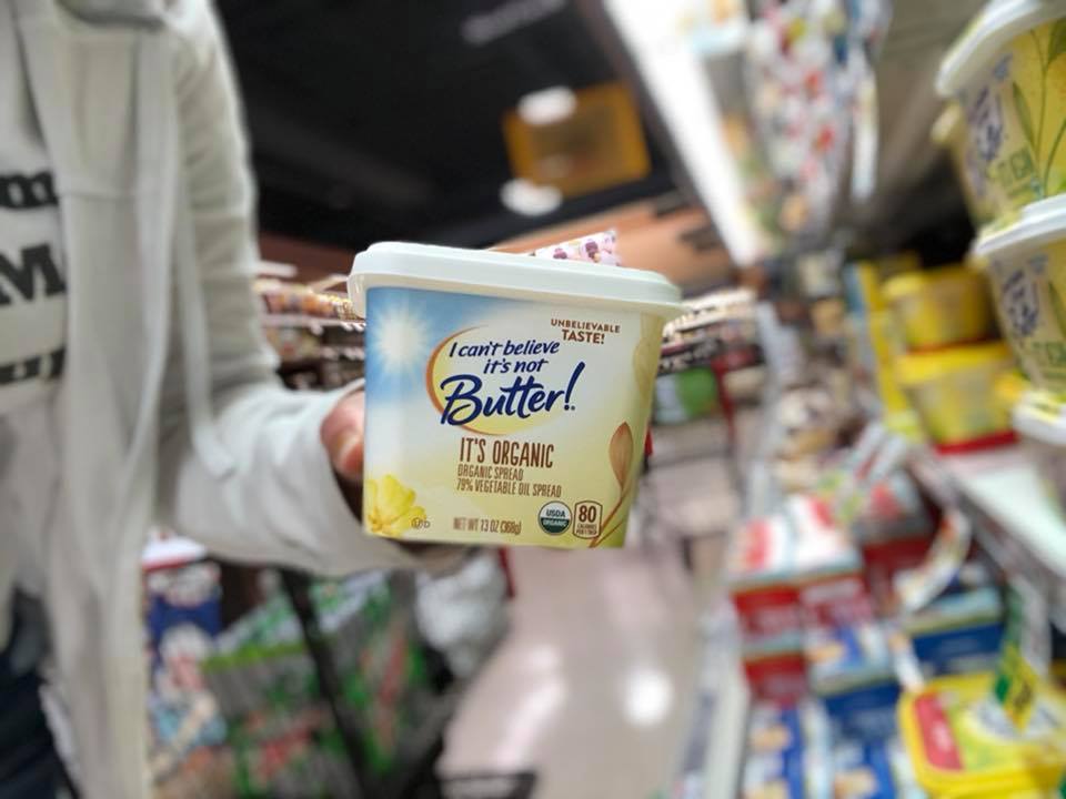 I Can't Believe It's Not Butter Organic Offer