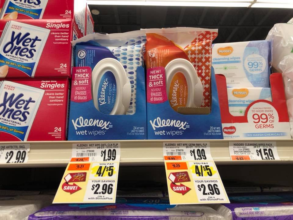 Kleenex Wipes Sale At Tops