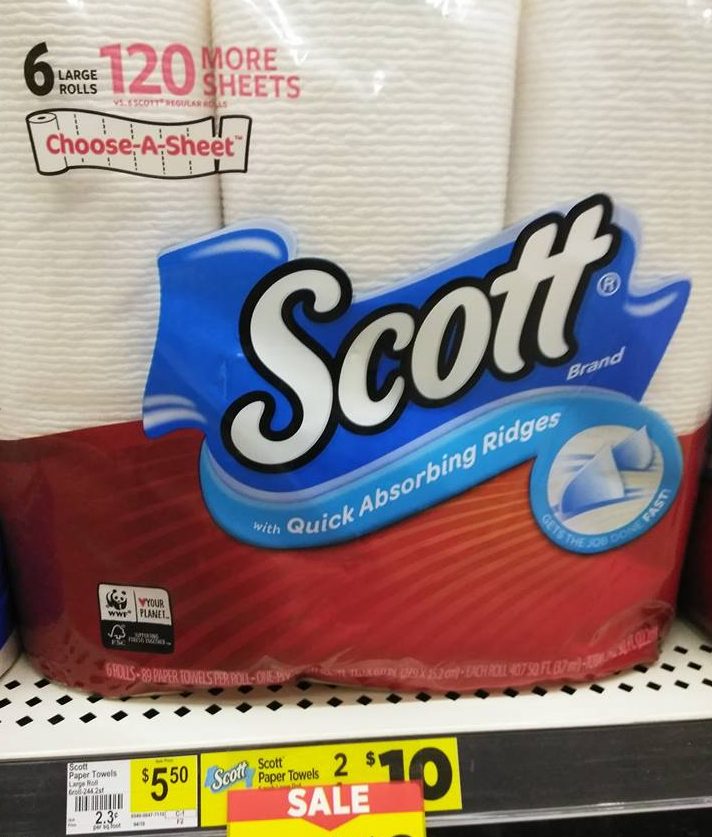 Scott Paper Towels Dg