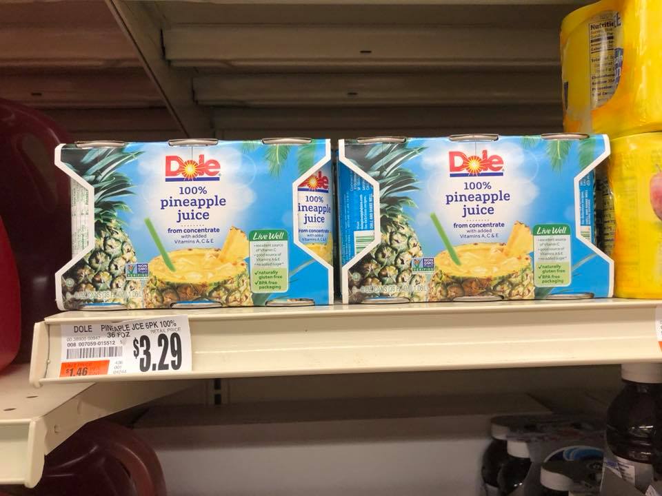 Dole Pineapple Juice 6 K
