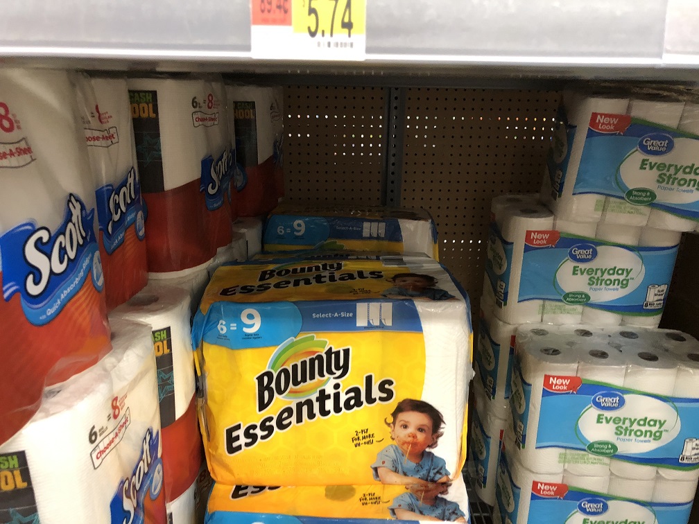 Bounty Essentials At Walmart