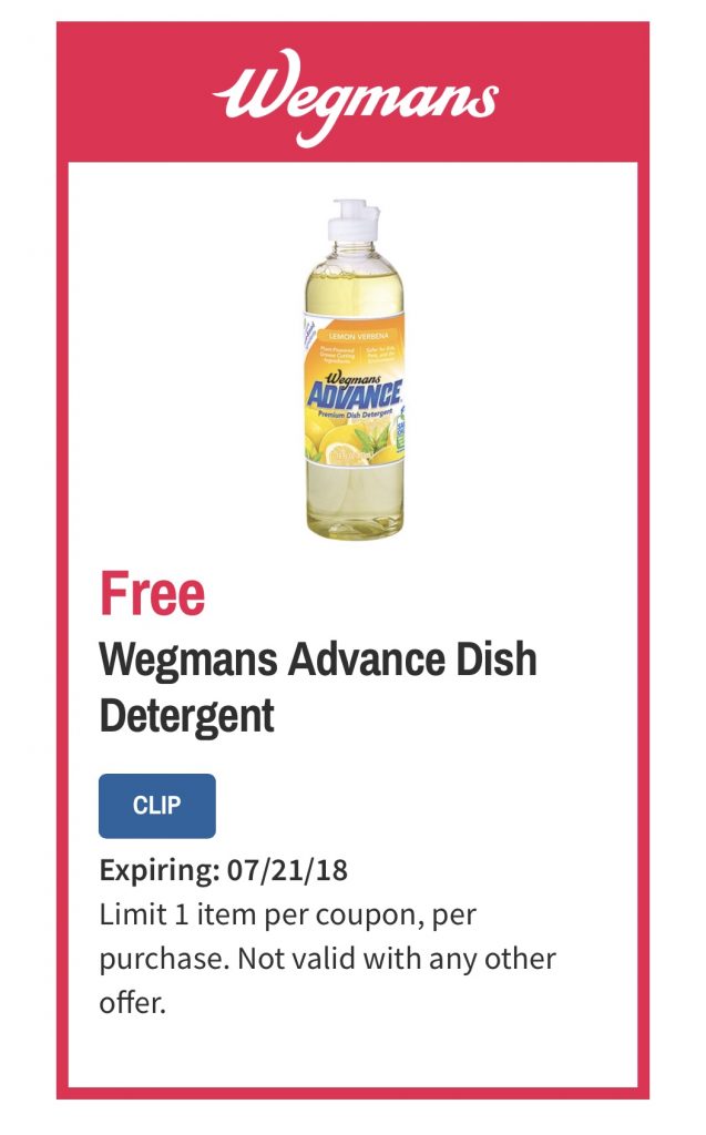 Wegmans Advance Dish Soap 