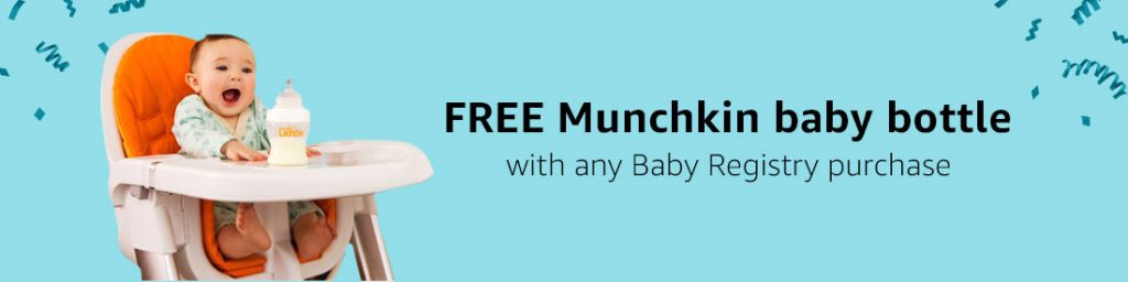 FREE Munchkin Latch BPA-Free Baby Bottle with $5 Baby Registry Purchase
