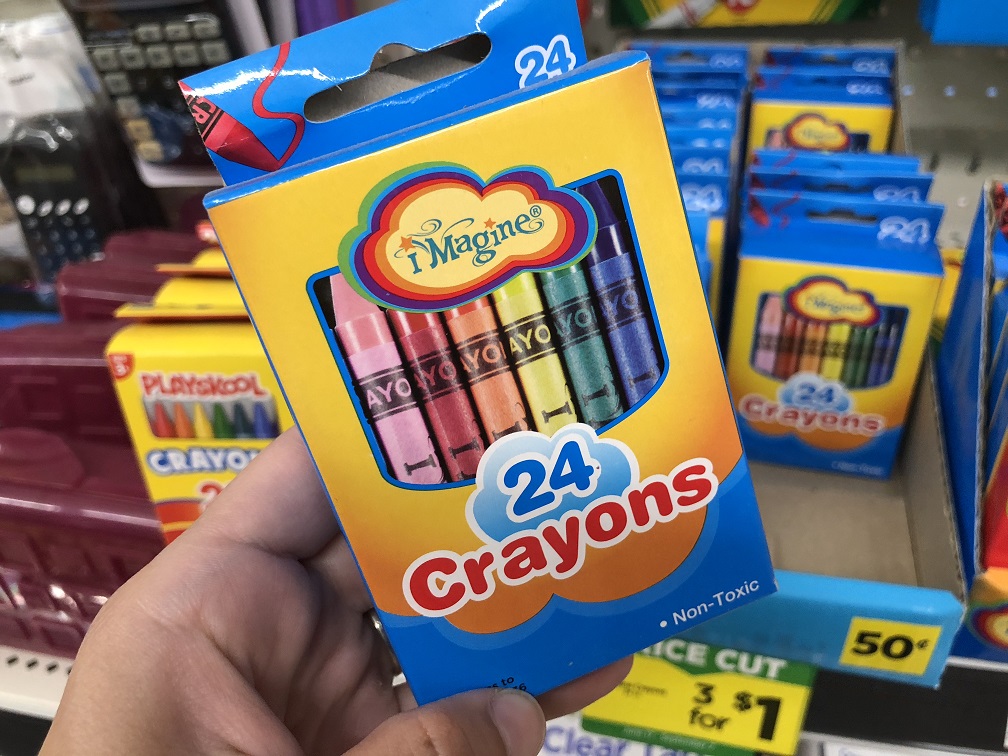 Imagine Crayons At Dollar General
